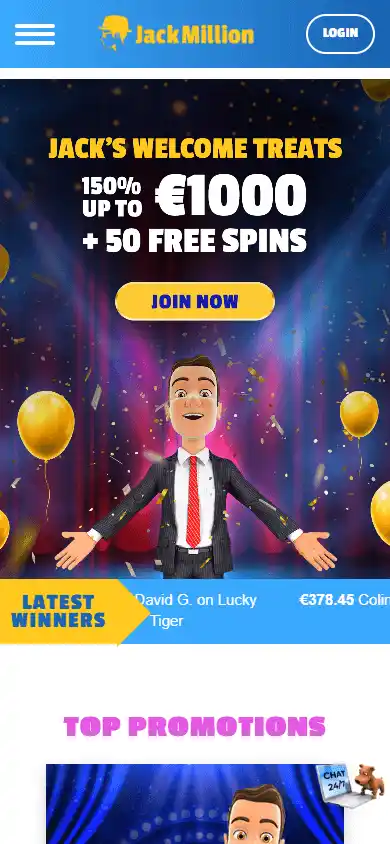 JackMillion Casino screenshot 4