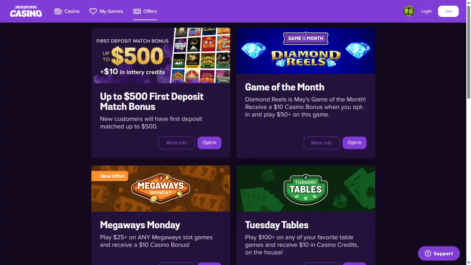 Jackpocket Casino screenshot 3