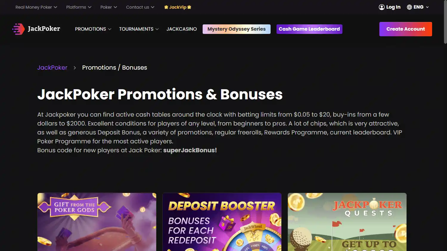JackPoker Casino screenshot 3