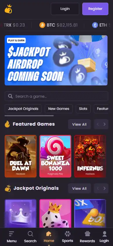 Jackpot.bet Casino screenshot 3