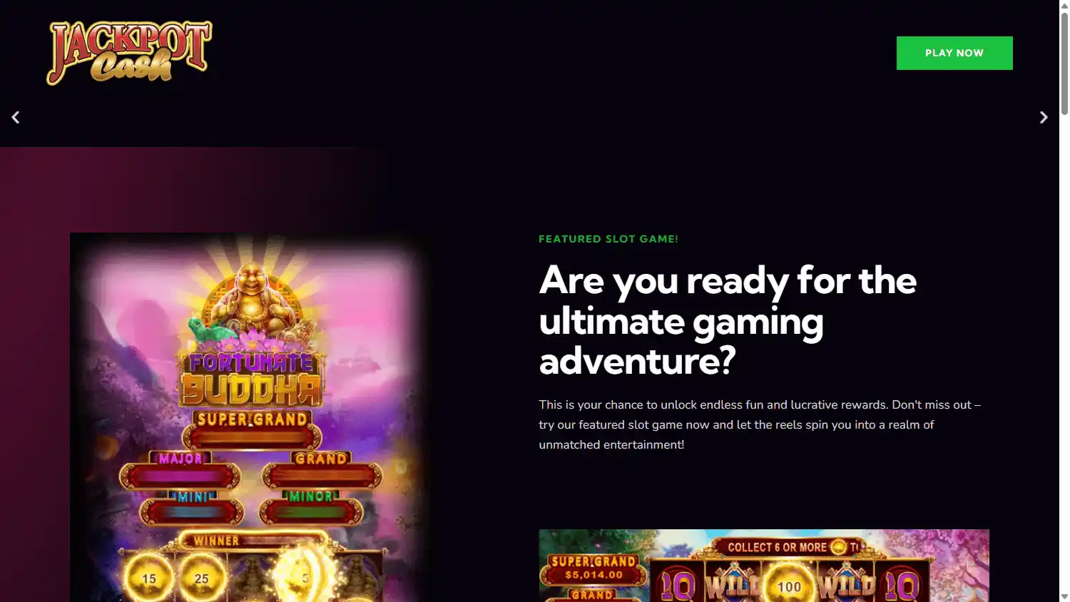 Jackpot Cash Casino screenshot 1