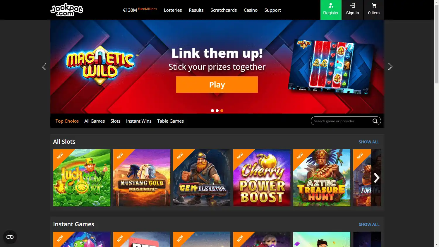 Jackpot.com Casino screenshot 2