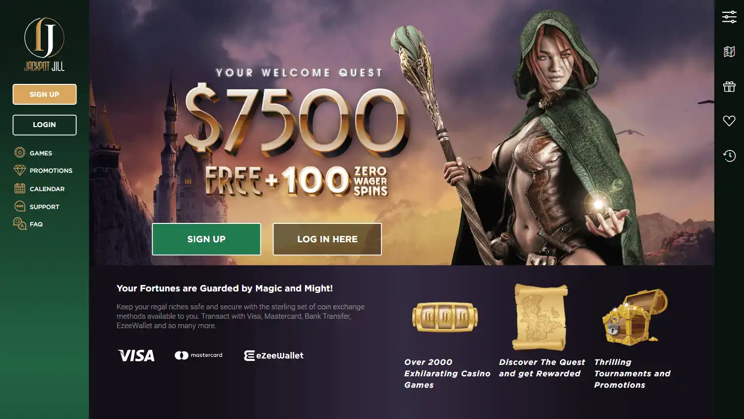 Jackpot Jill Casino screenshot 1