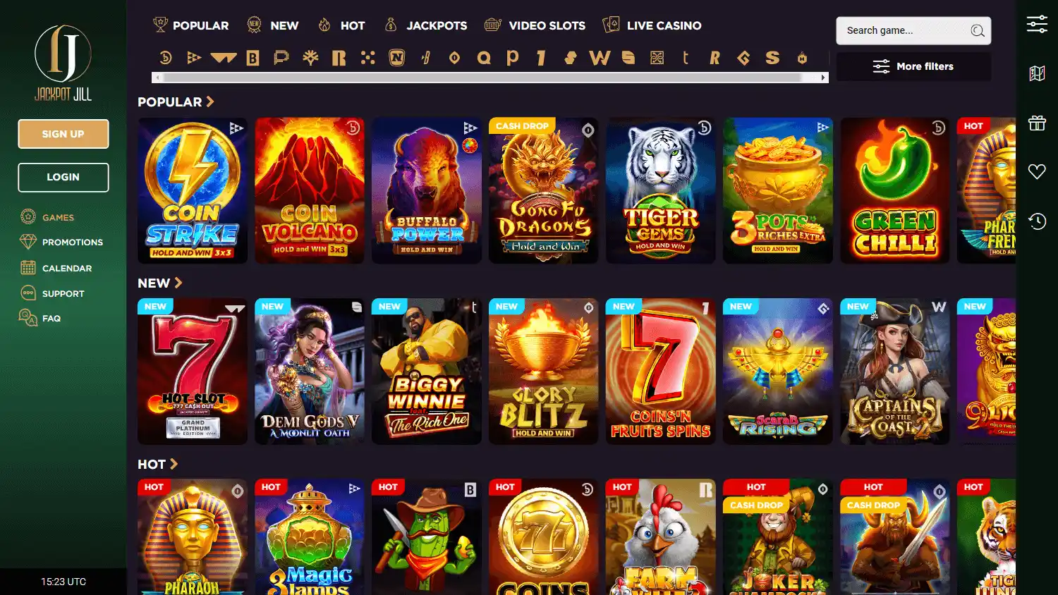 Jackpot Jill Casino screenshot 2