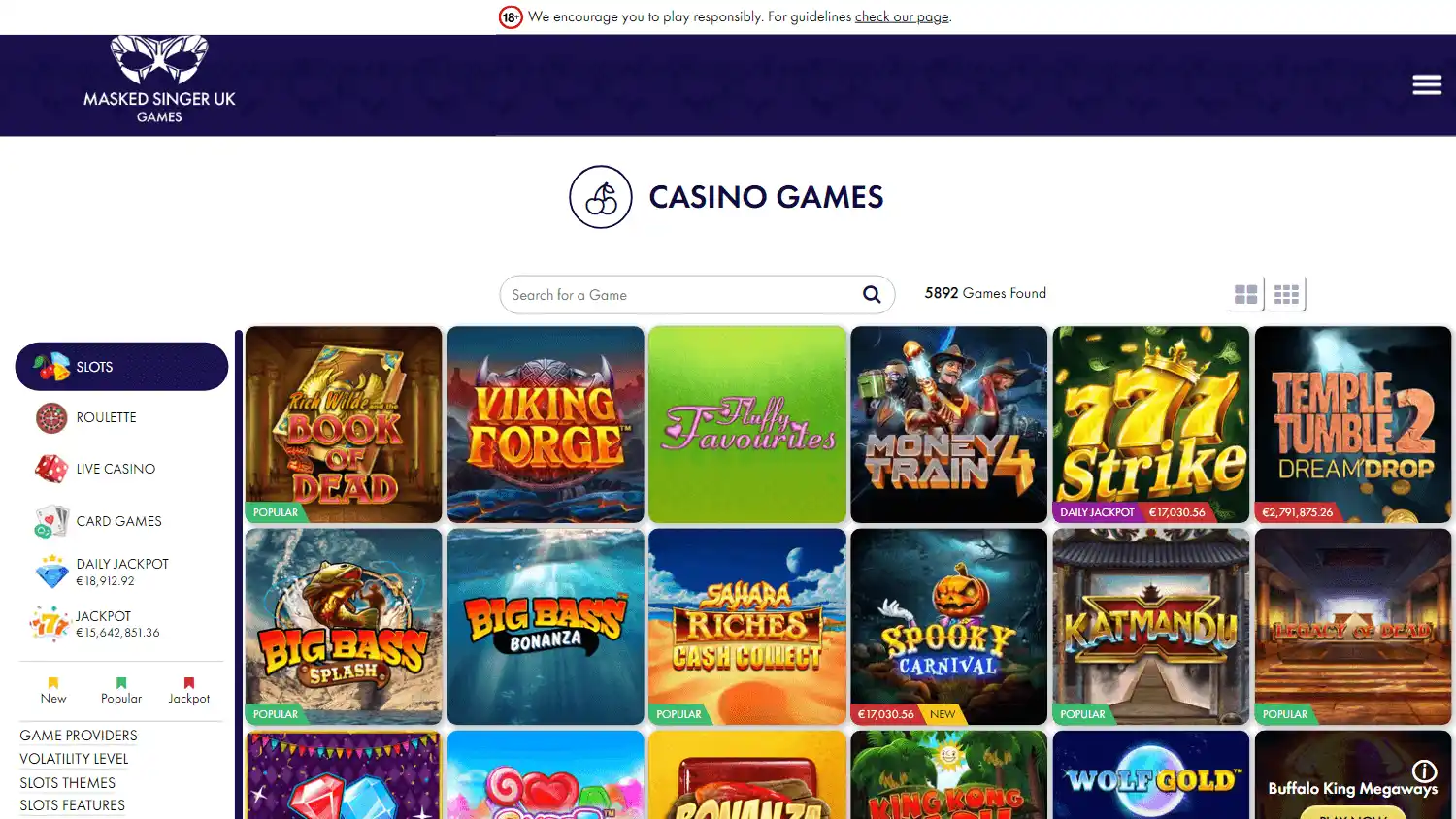 JackpotStar Casino screenshot 3