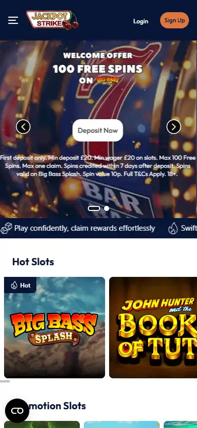 Jackpot Strike Casino screenshot 4