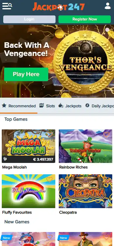 Jackpot247 Casino screenshot 3