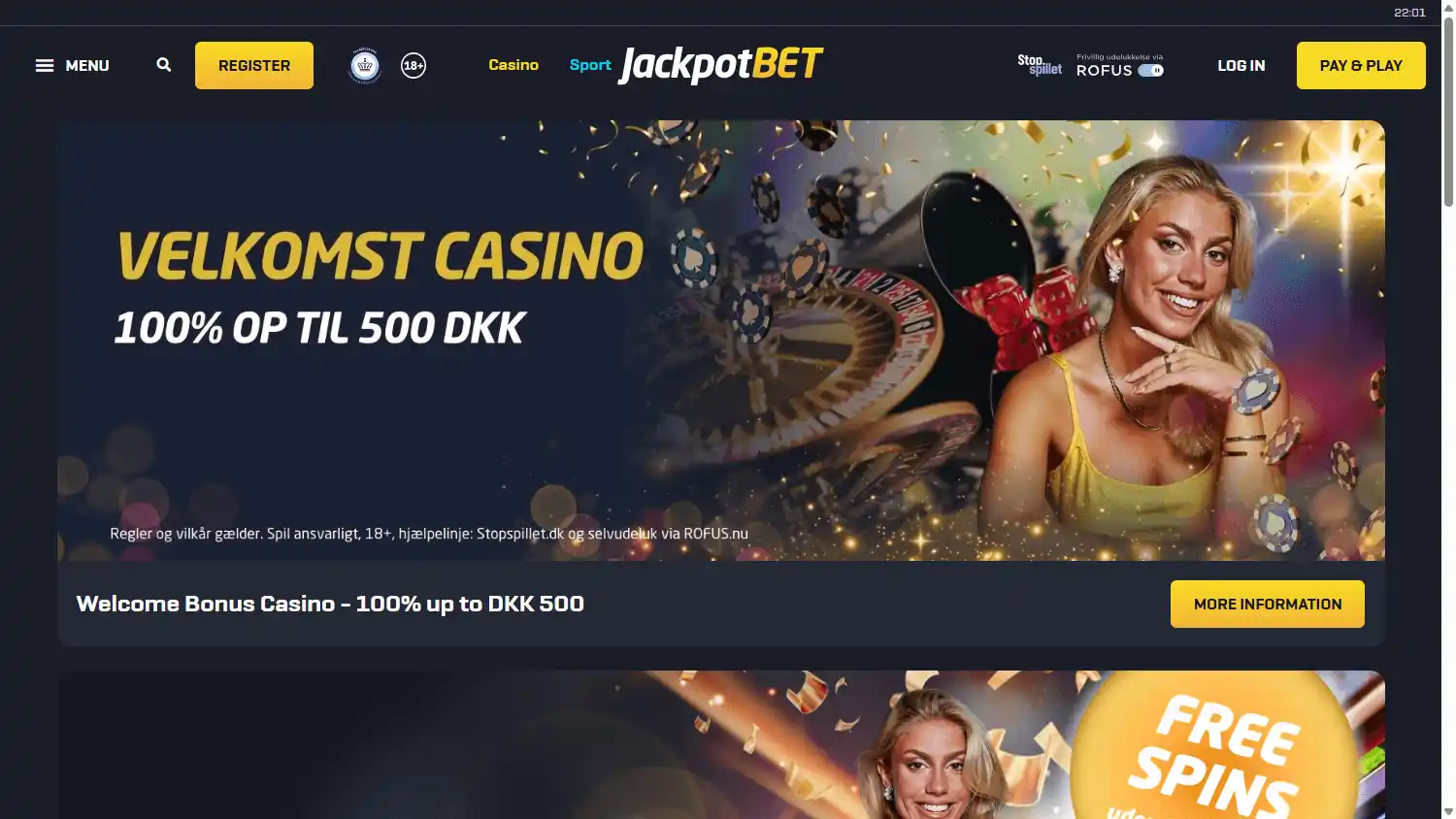 JackpotBet Casino screenshot 3
