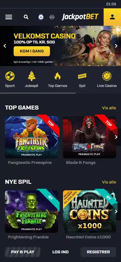 JackpotBet Casino screenshot 4