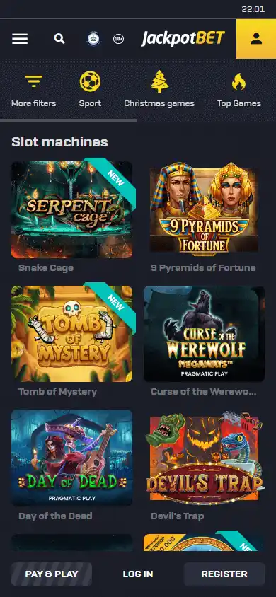 JackpotBet Casino screenshot 5