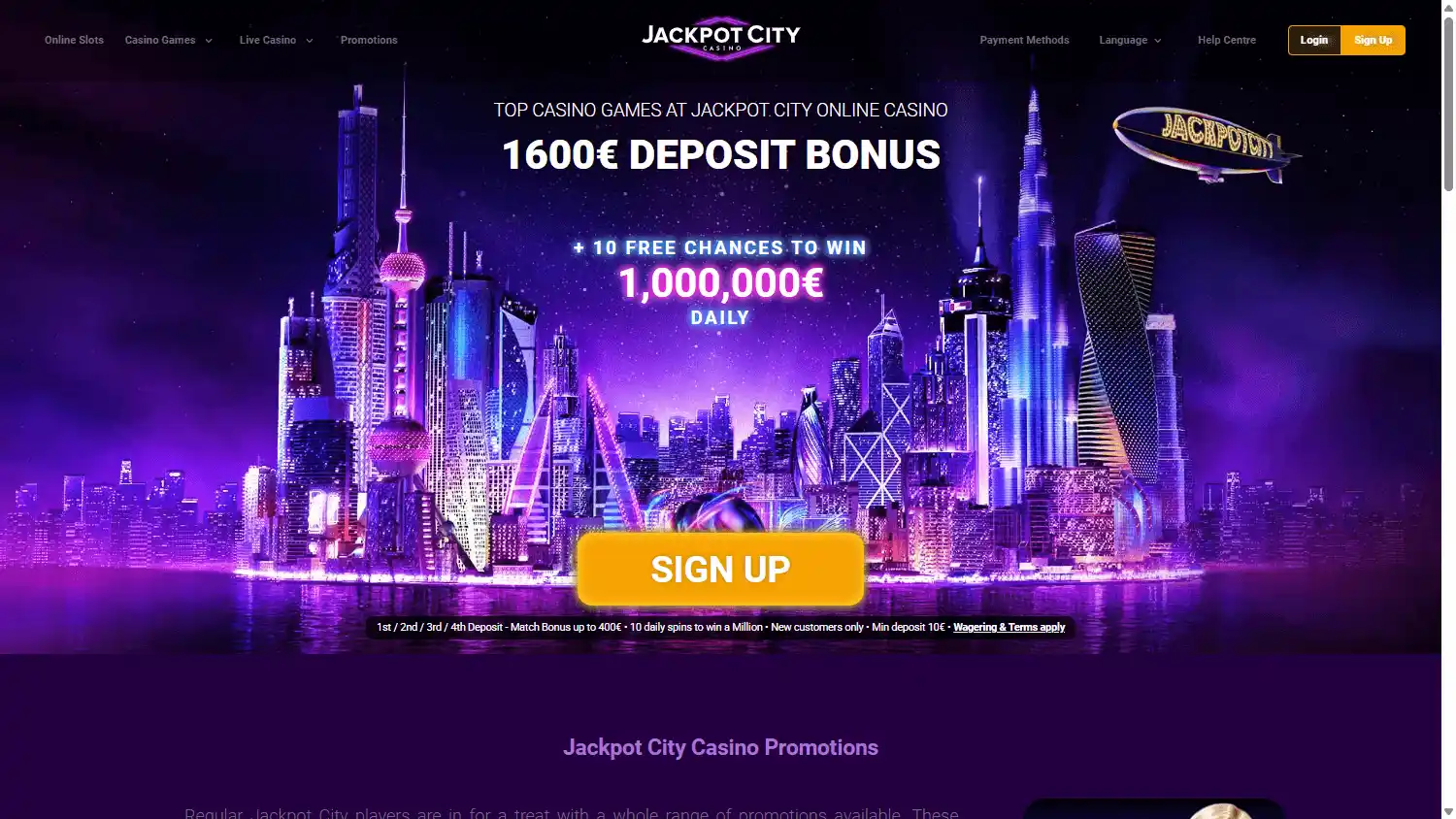 JackpotCity Casino screenshot 4