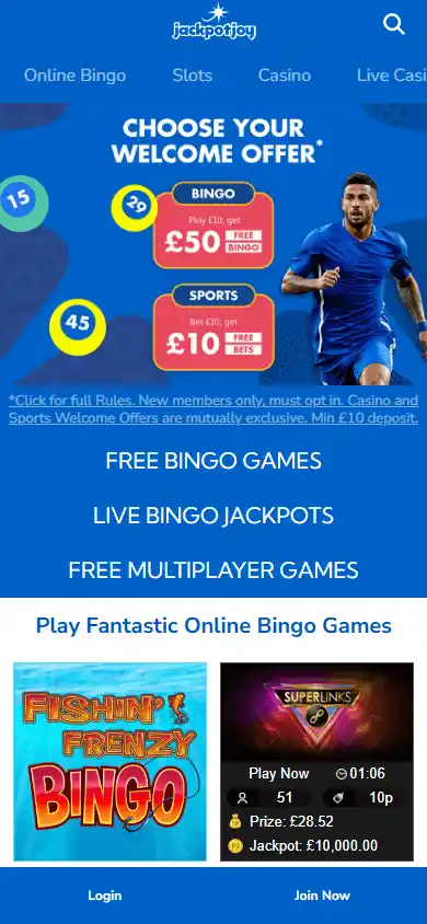 Jackpotjoy Casino screenshot 4