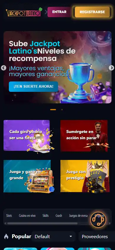 JackpotLatino Casino screenshot 4