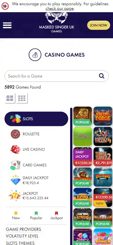 JackpotStar Casino UK screenshot 6
