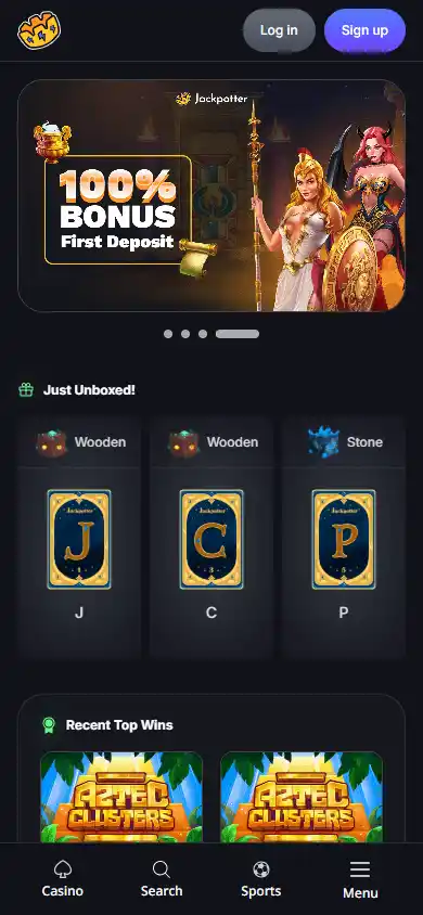 Jackpotter Casino screenshot 4