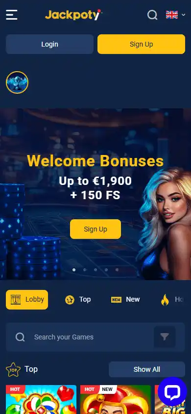 Jackpoty Casino screenshot 4