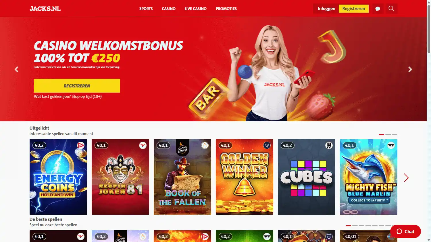 Jacks.nl Casino screenshot 1