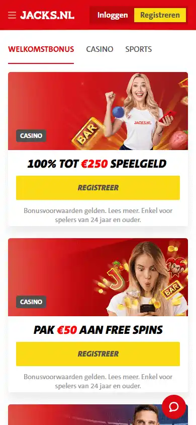 Jacks.nl Casino screenshot 7