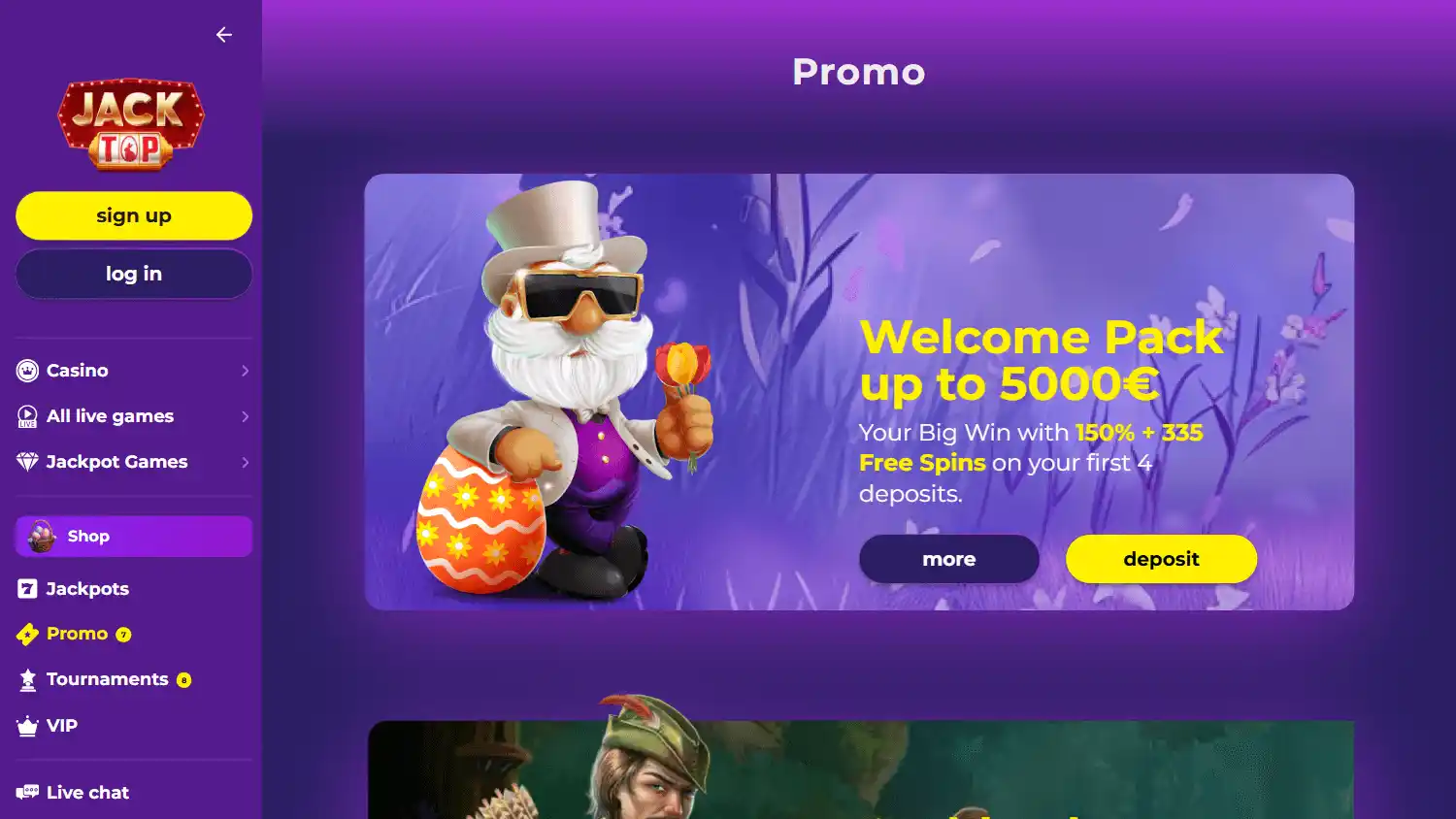 JackTop Casino screenshot 3