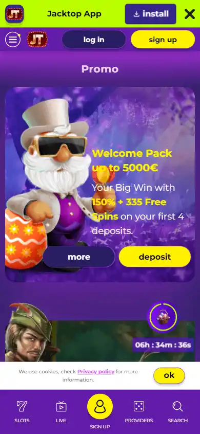 JackTop Casino screenshot 6