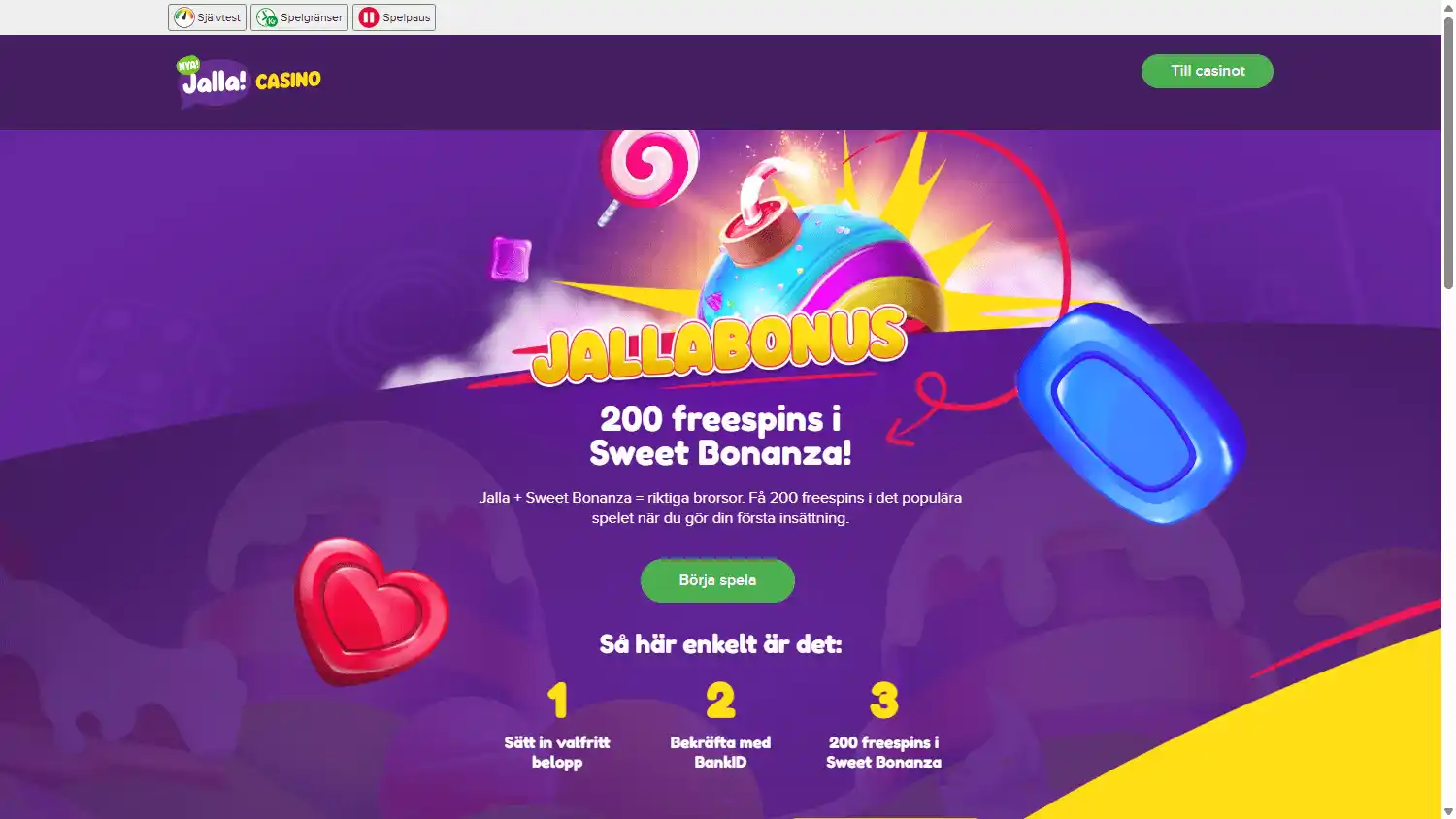 Jalla Casino SE screenshot 3