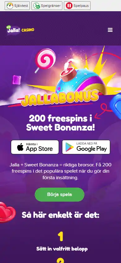 Jalla Casino SE screenshot 6