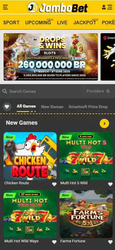 JamboBet Casino ET screenshot 6