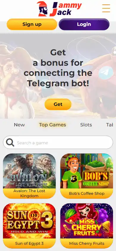 JammyJack Casino screenshot 4