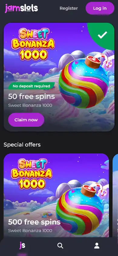 Jamslots Casino screenshot 2