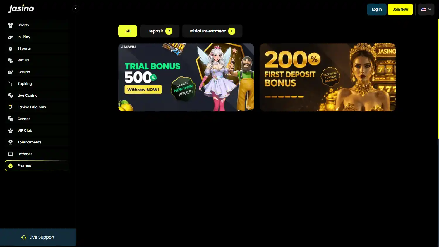 Jasino Casino screenshot 3