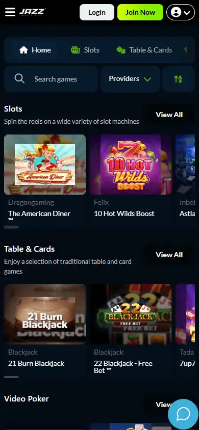 Jazz Sports Casino screenshot 4
