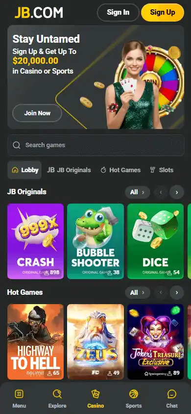 JB.com Casino screenshot 5