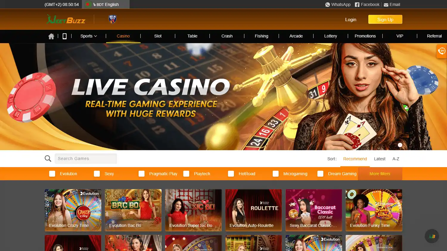 JeetBuzz Casino screenshot 2