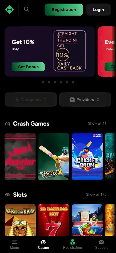 JeffyBet Casino screenshot 4
