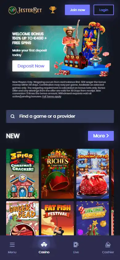 JesterBet Casino screenshot 4
