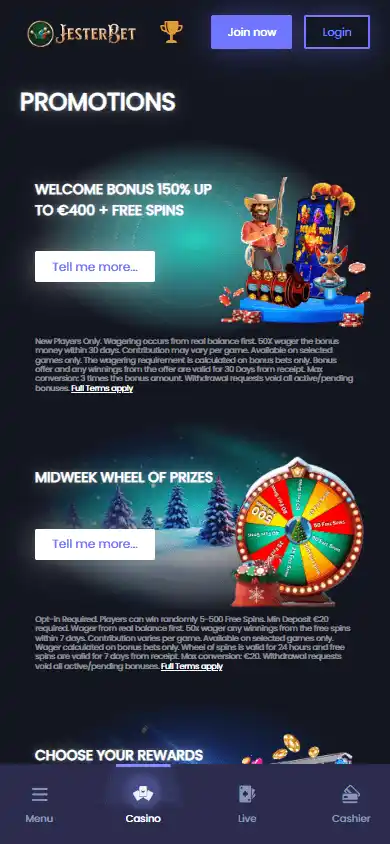 JesterBet Casino screenshot 6