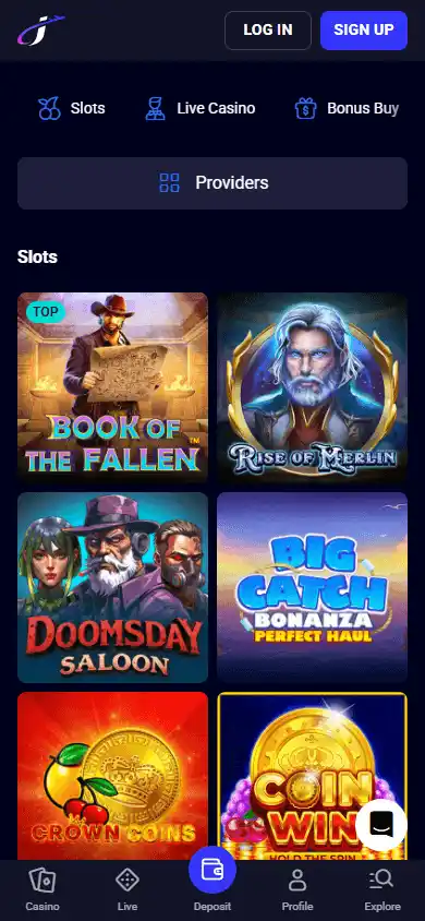 Jet4bet Casino screenshot 5