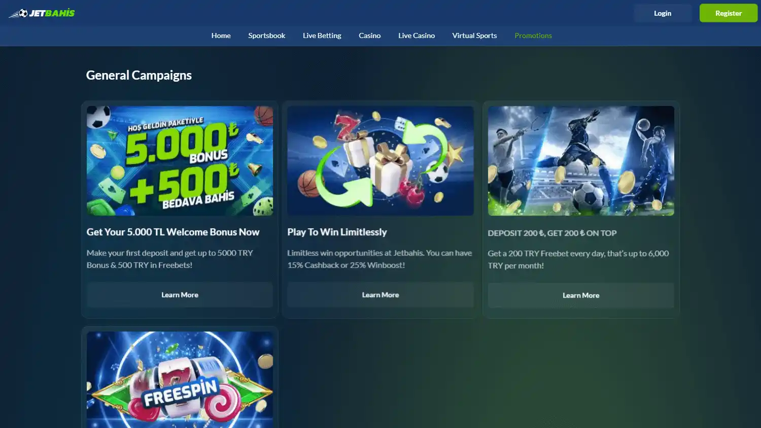 Jetbahis Casino screenshot 3