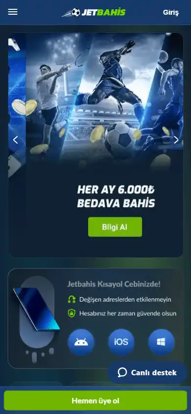 Jetbahis Casino screenshot 4