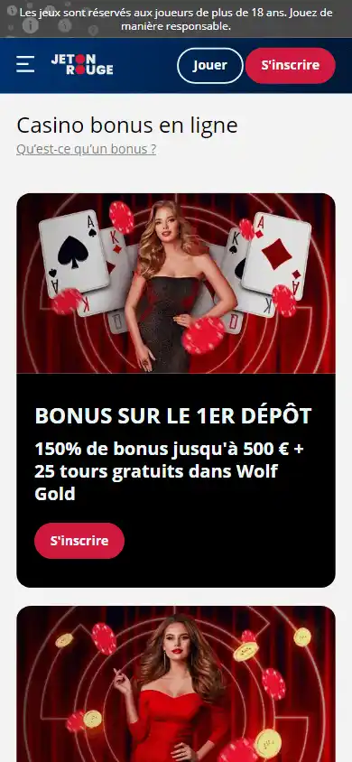 Jeton Rouge Casino screenshot 6