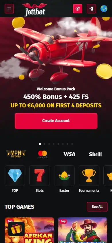 Jettbet Casino screenshot 4