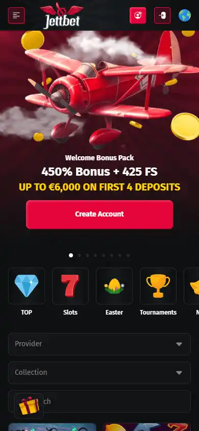 Jettbet Casino screenshot 5