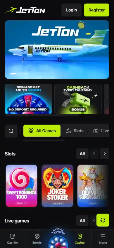 JetTon Casino screenshot 2