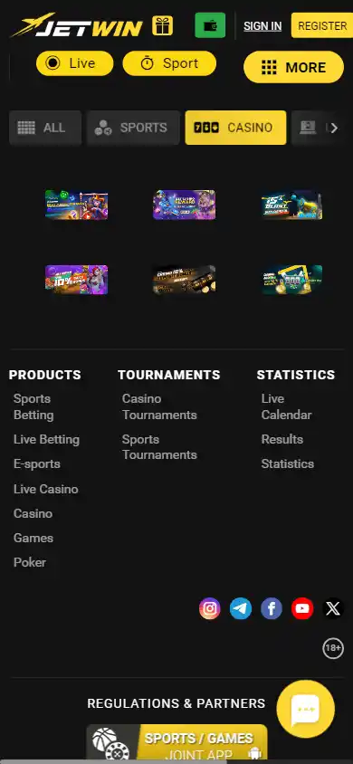 JETWIN Casino screenshot 4