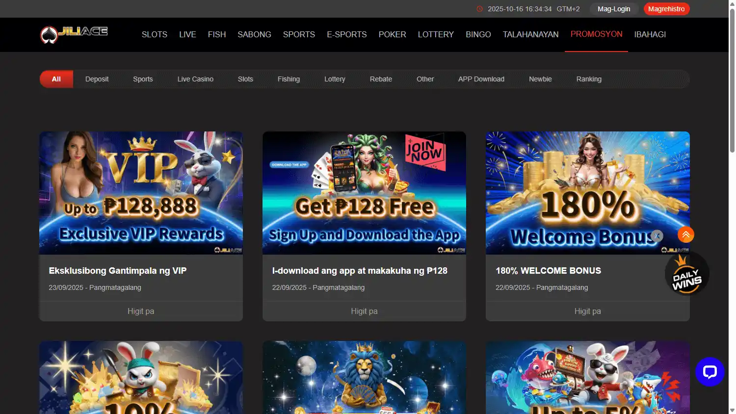 Jiliace Casino screenshot 3