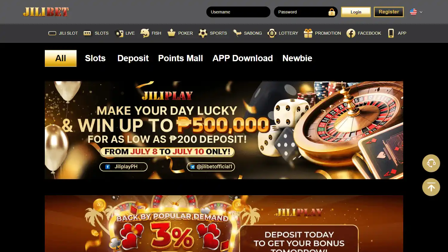 Jilibet Casino screenshot 2