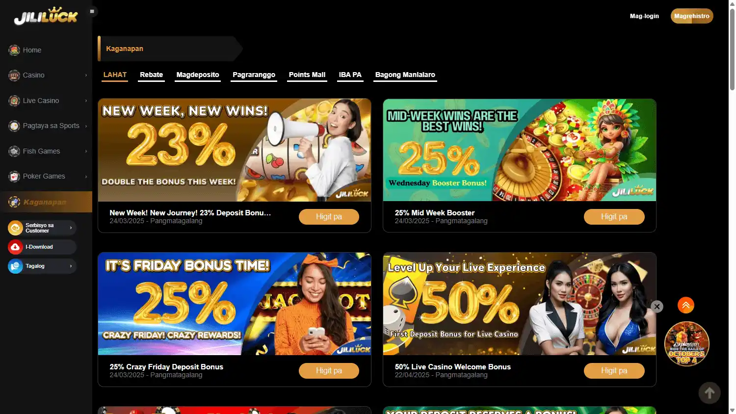 JiliLuck Casino screenshot 3
