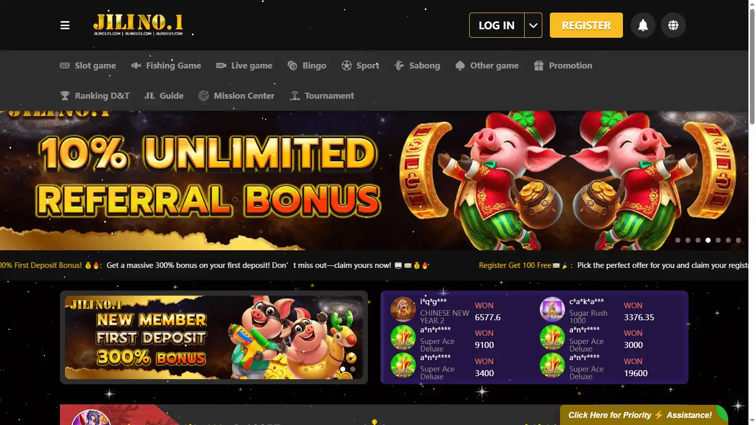 JILINo.1 Casino screenshot 1