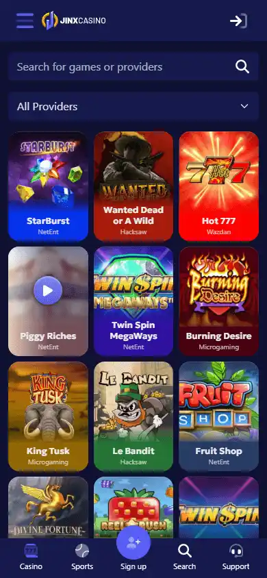 JinxCasino screenshot 5