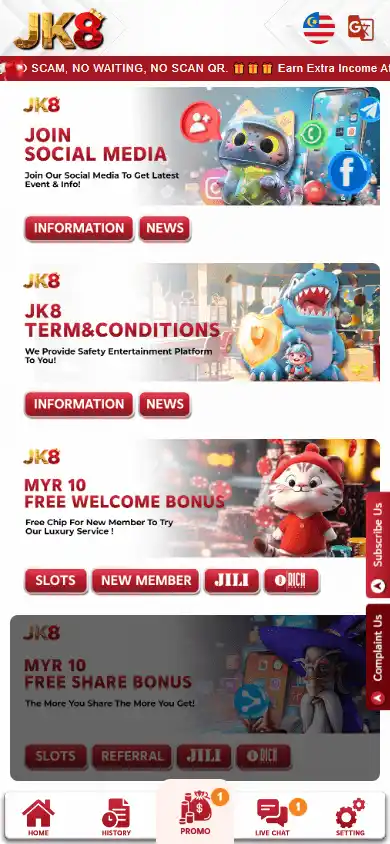 JK8 Casino screenshot 4
